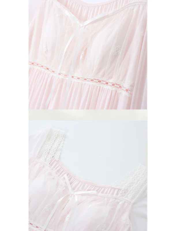 Moonlit Elegance Vintage Nightgown