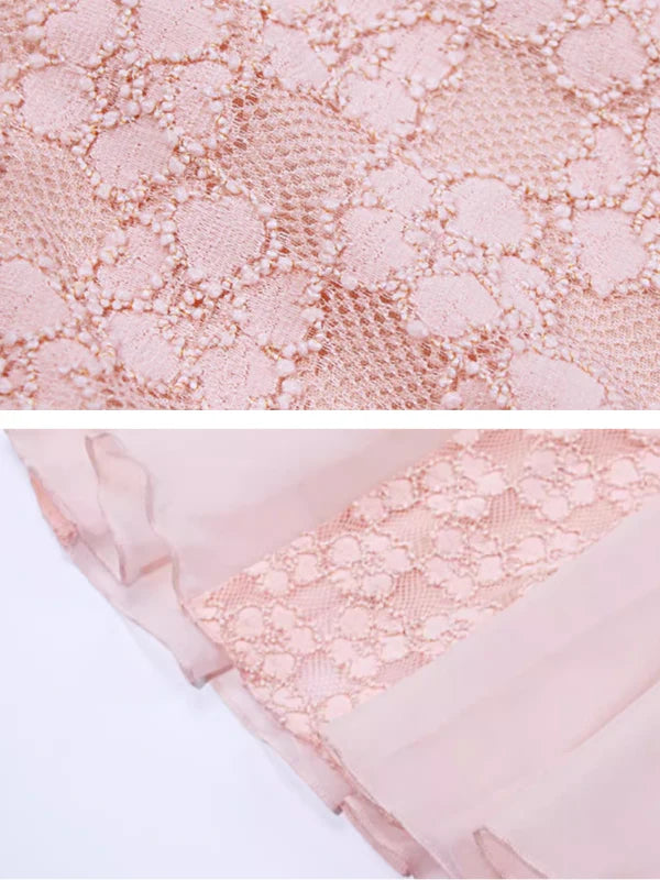 Blush Lace Fairy Dress