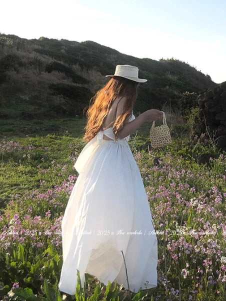 Sunlit Meadow Eyelet Lace Dress