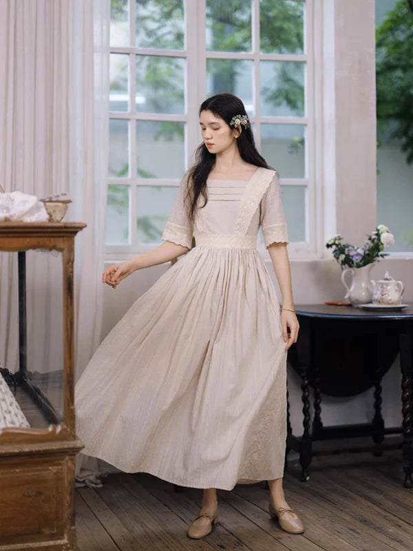 Retro Grace Ivory Dress