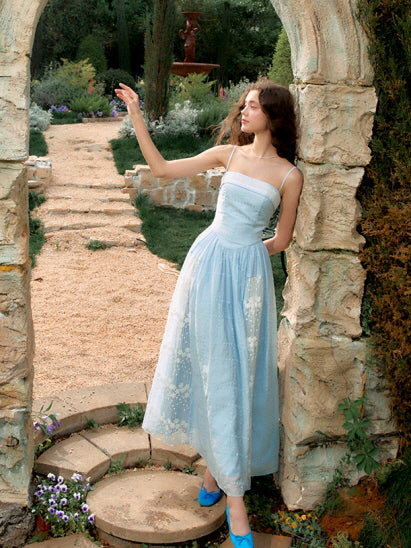 Sky Bloom Garden Dress