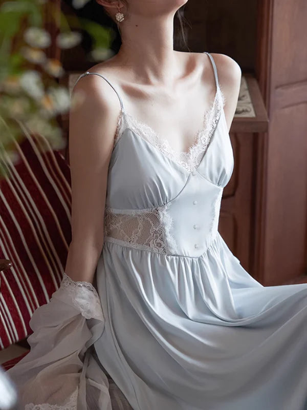 Celestial Dream Slip Dress & Gown Set