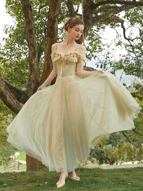 Fairy Wildflower Corset & Tulle Skirt