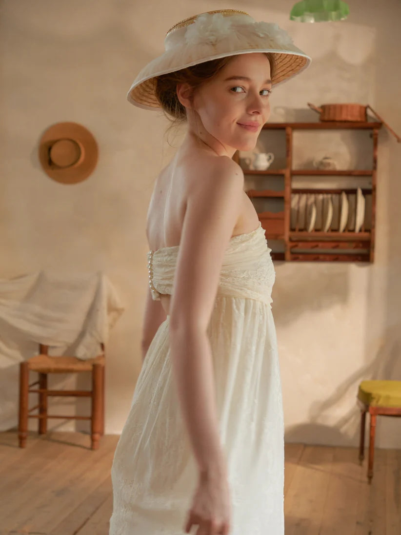 Floral Sleeves Enchanted Garden Bloom Dress