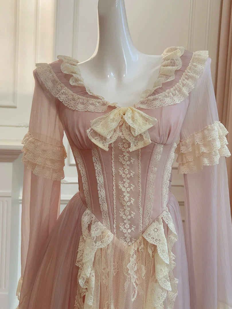 Victorian Rose Lace Princess Dress