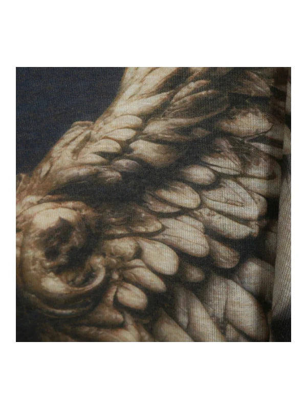 Celestial Wing Print Maxi Dress