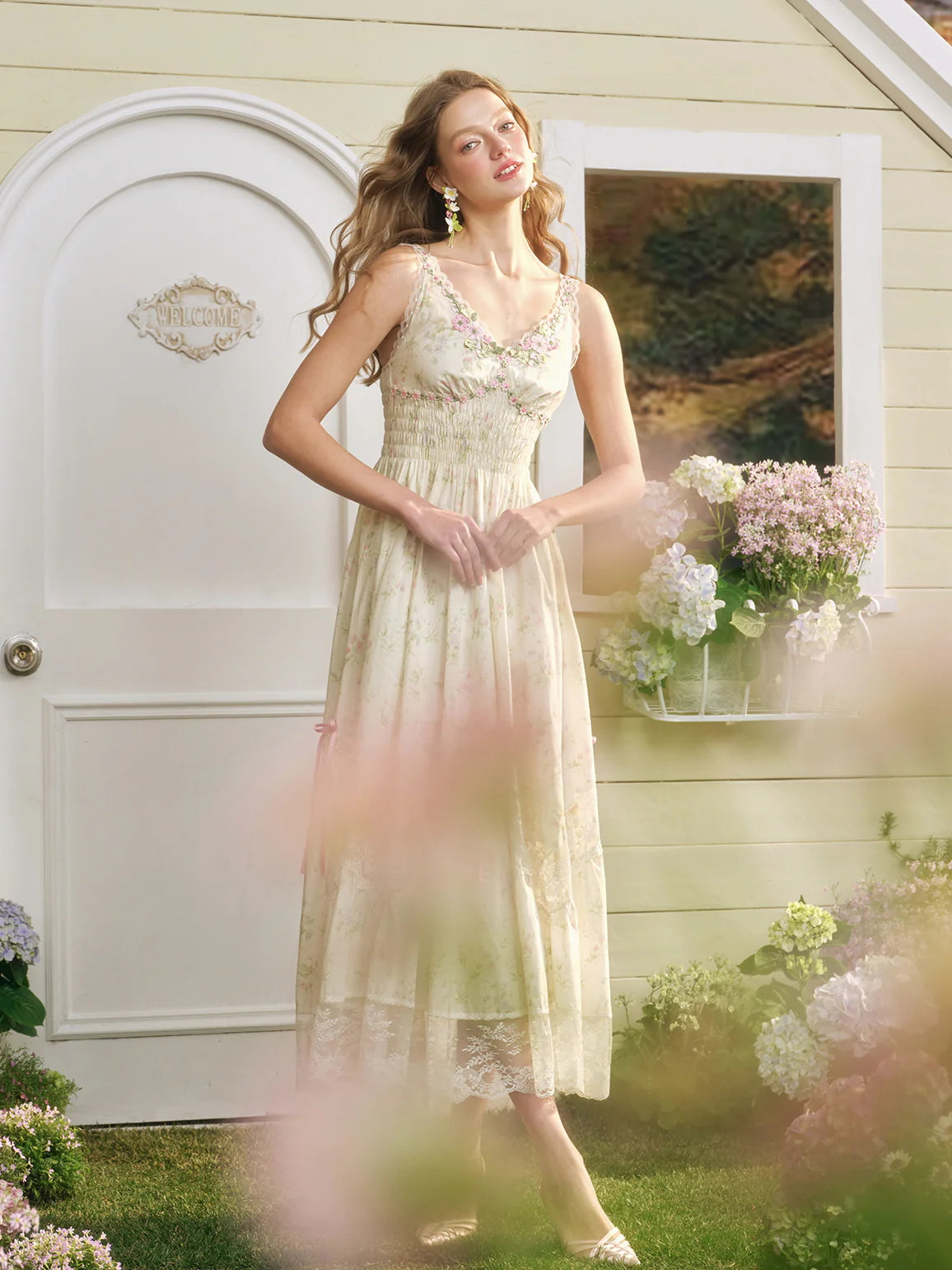 Blooming Lace Garden Dress