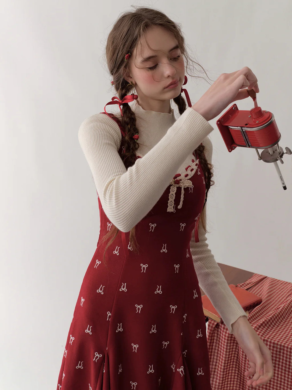 Cherry Blossom Vintage Bow Dress