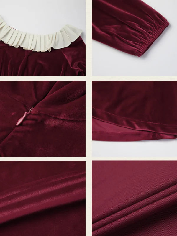Victorian Velvet Elegance Dress