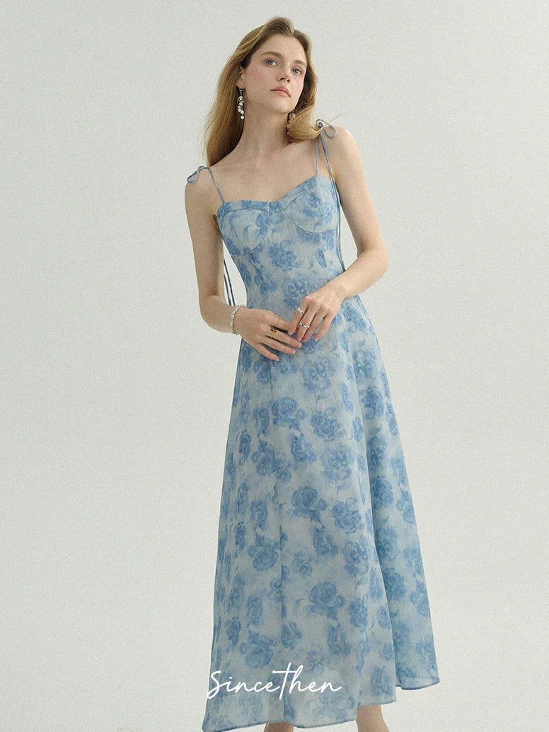 Enchanted Blue Rose Fairy Dress