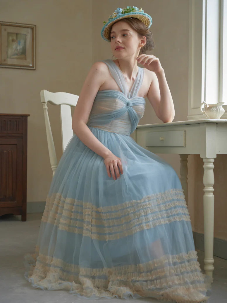 Bluebell Ruffle Garden Dress