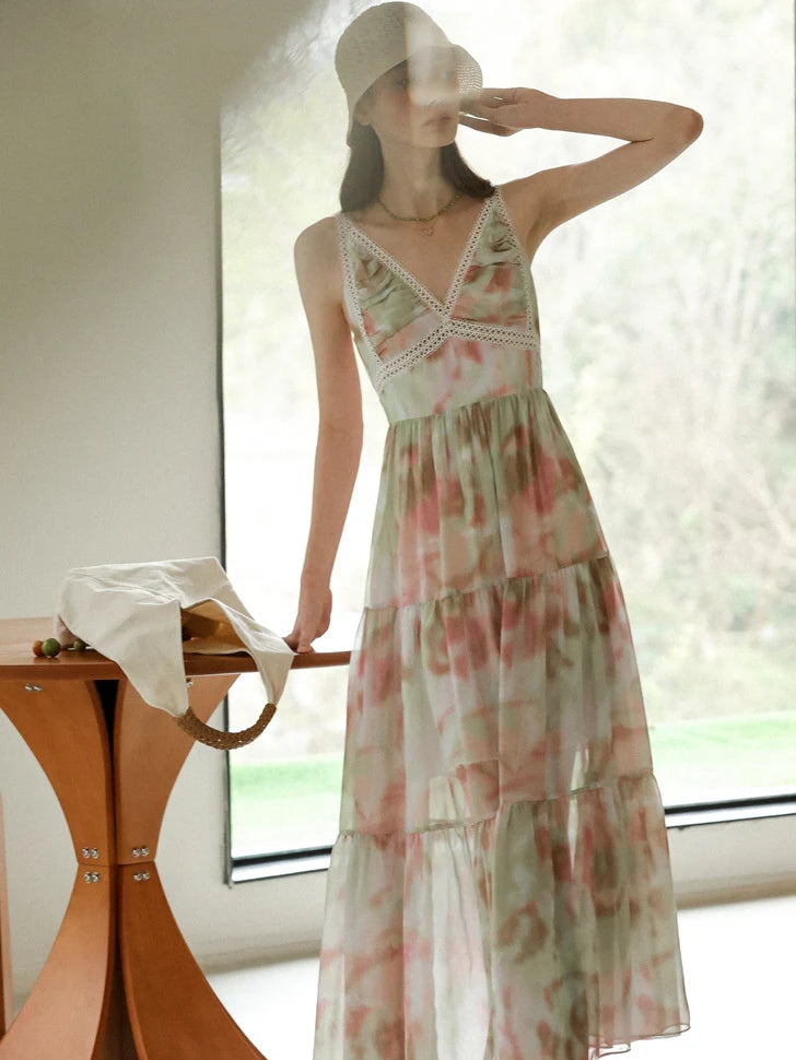 Amelia's Elegant Vacation Dress