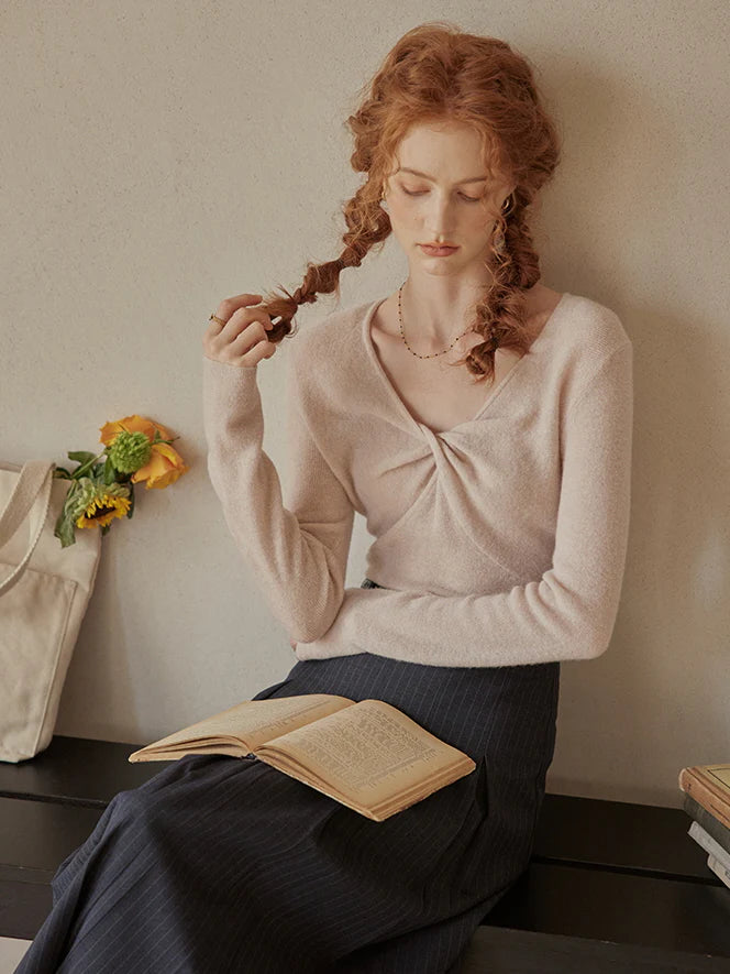 Soft Twisted Wool Sweater