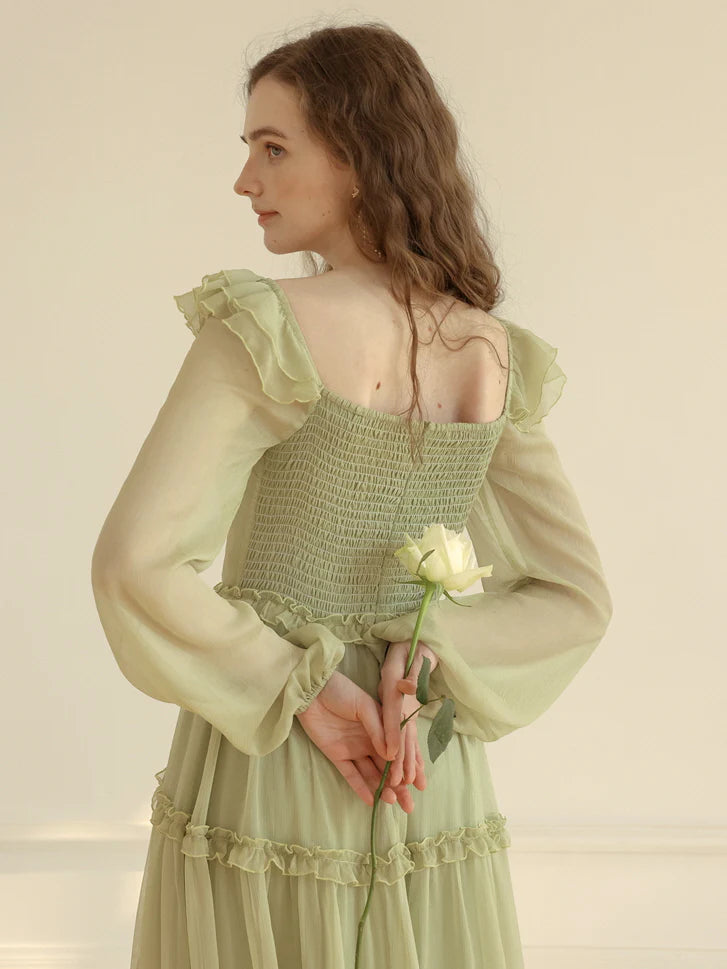 Aurora's Green Fairy Dress