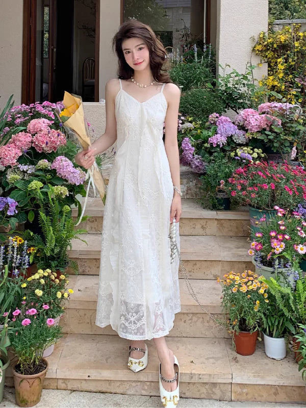 Ella's Ivory Whisper Dress