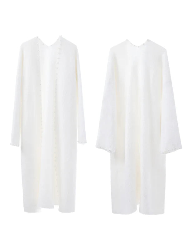 Cozy Cloud Open-Front Longline Cardigan