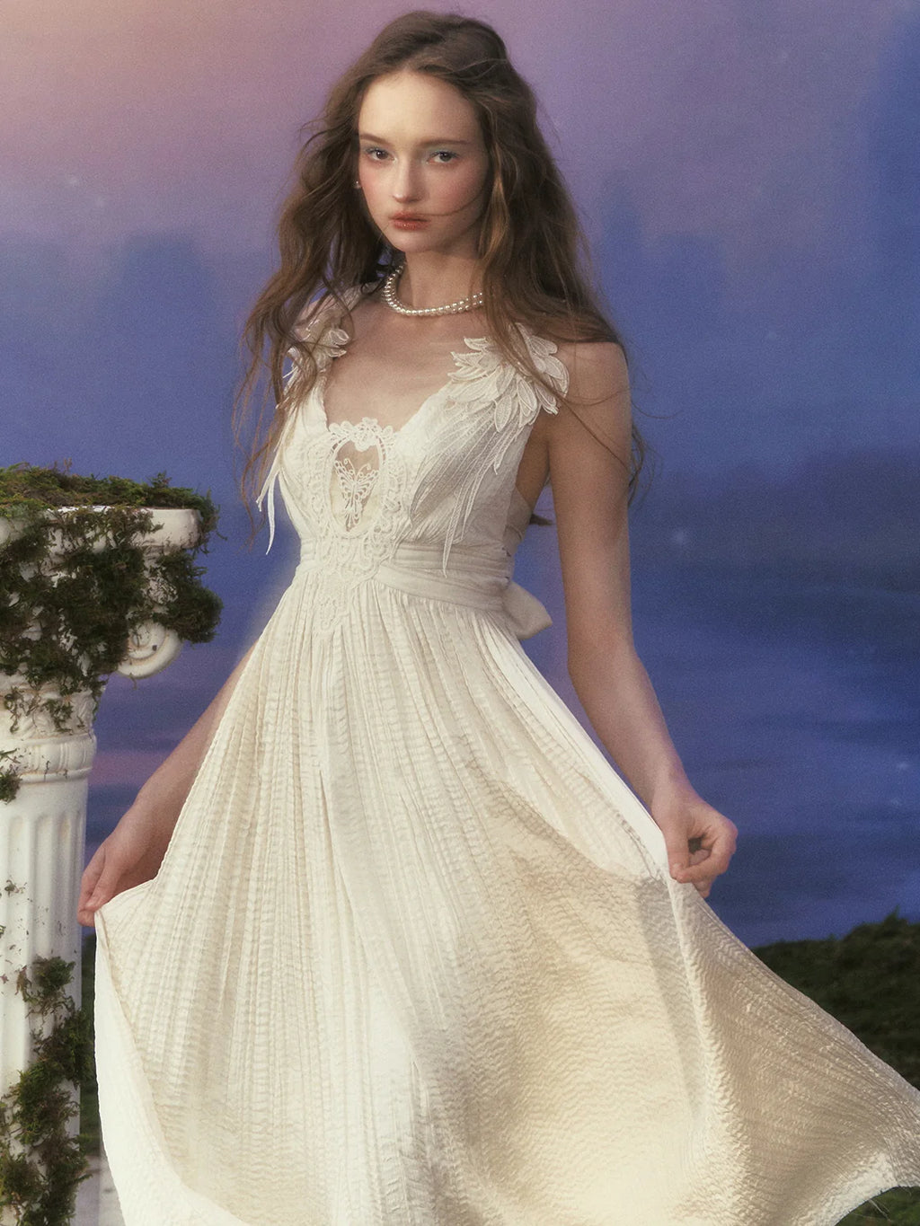 Mythical Princess Vintage Lace Dress