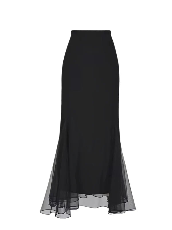 Ethereal Slim-Fit Mermaid Skirt