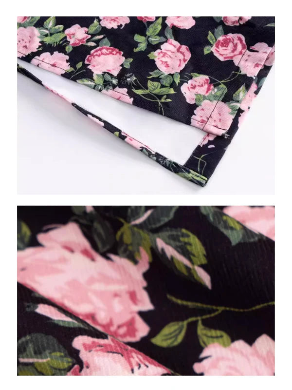 Midnight Rose Garden Skirt