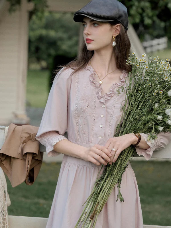 Spring Blossom Frill Dress