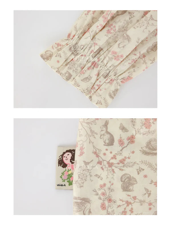 Whispering Woodland Cotton Pajama Set