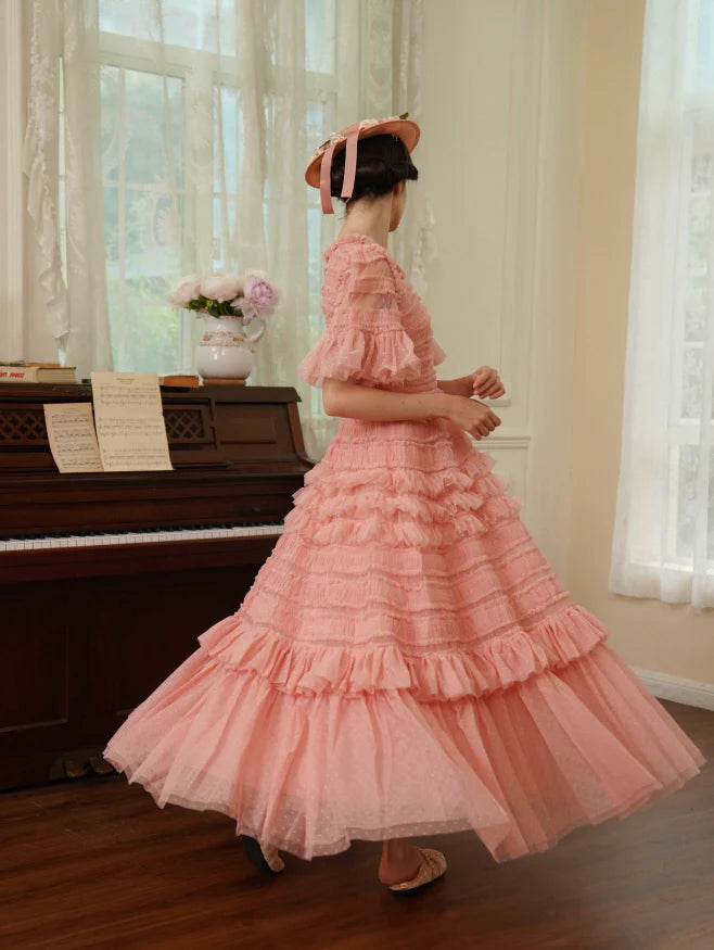 Rosewood Ruffle Tiered Dress