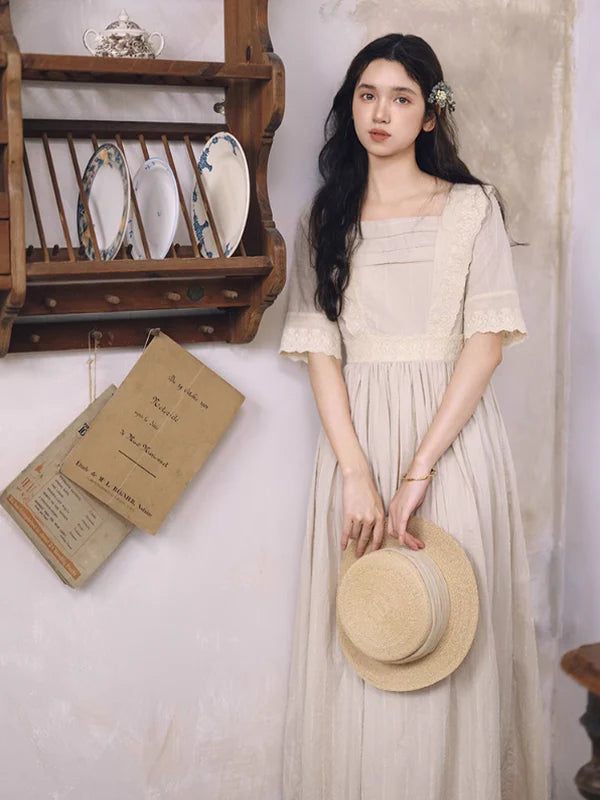 Retro Grace Ivory Dress