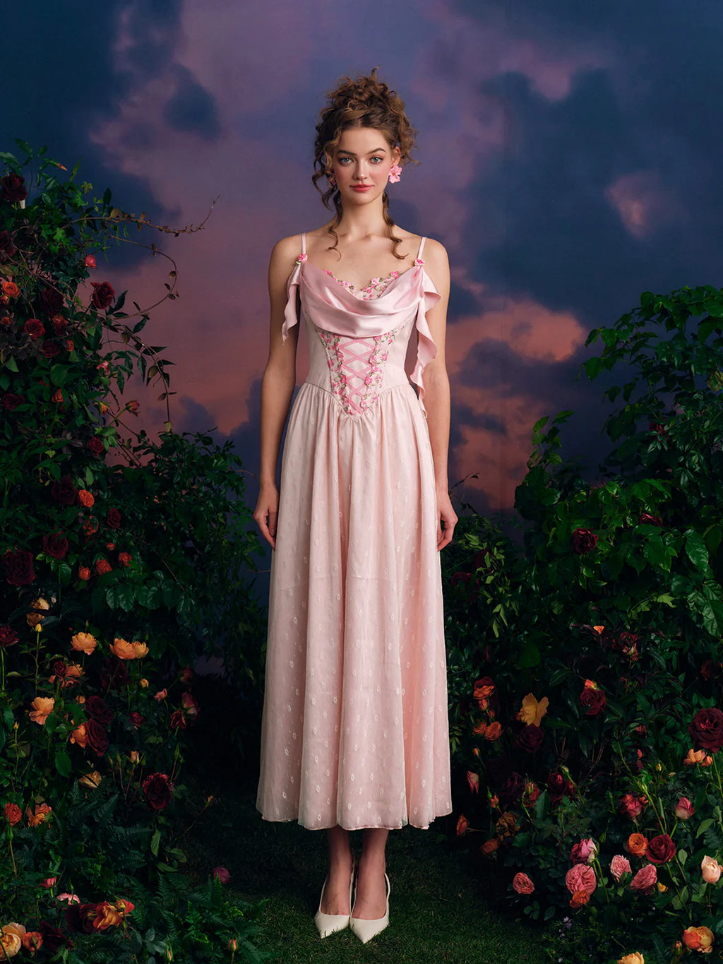 Fairy Garden Lace-Up Princess Dress