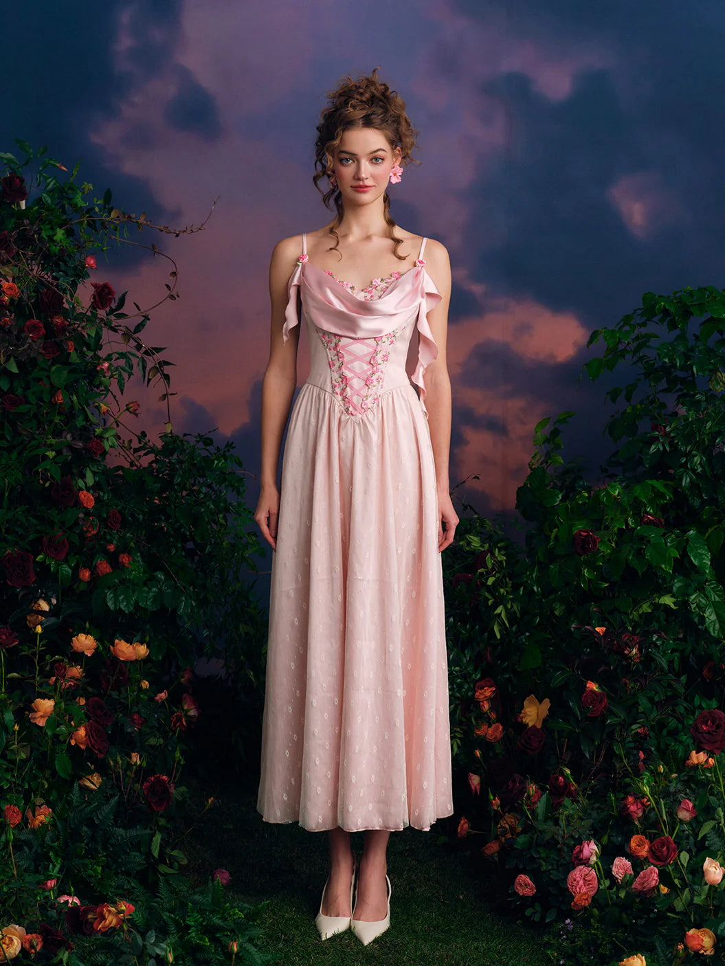 Fairy Garden Lace-Up Princess Dress