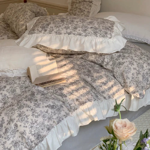 Autumn Blossom Cottagecore Bedding Set