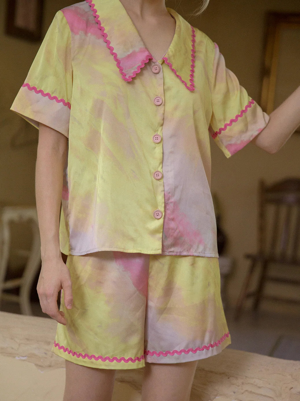 Sunset Dreams Silk Pajama