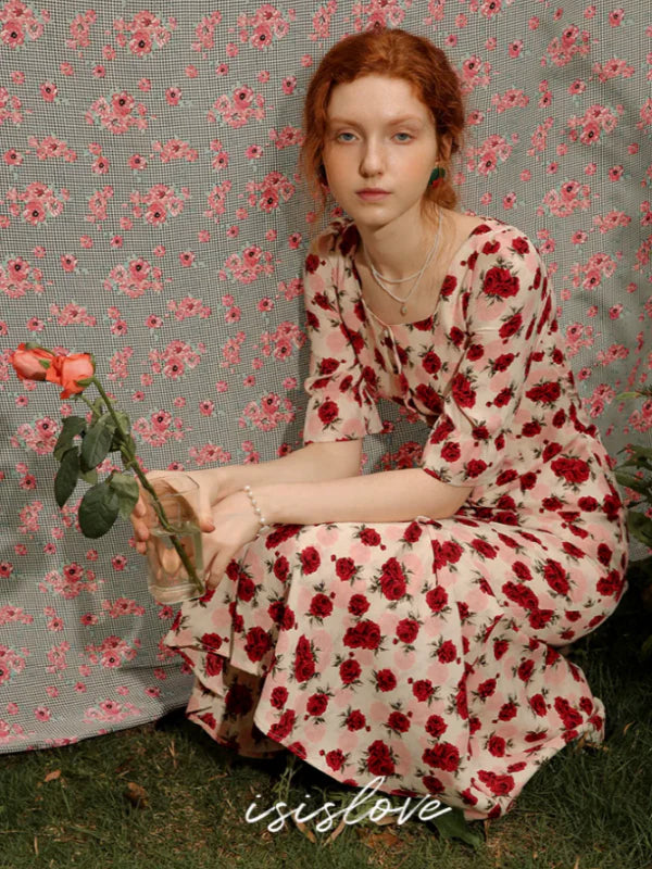 Enchanting Blossom of the Rose Empress Dress