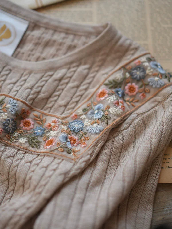 Enchanted Winter Blossom Dress