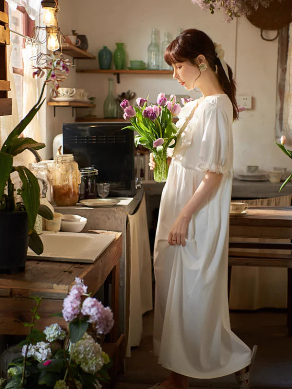 Ivory Blossom Comfort Sleepwear