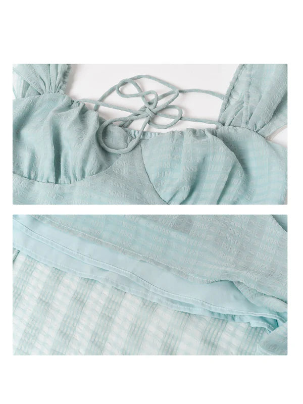 Chloe's Mint Blossom Summer Dress