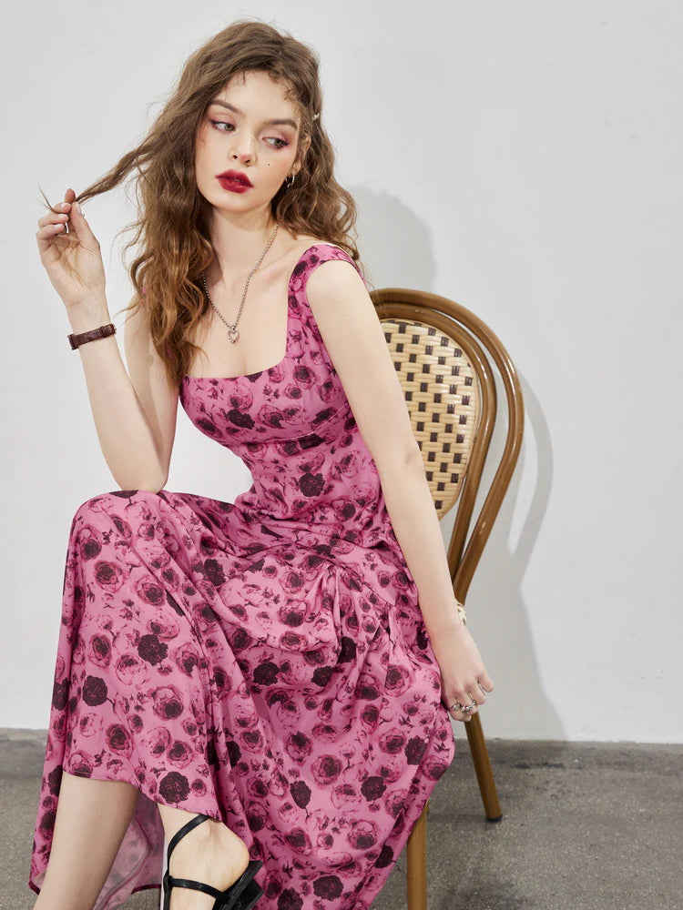 Dusty Rose Vintage Bloom Dress