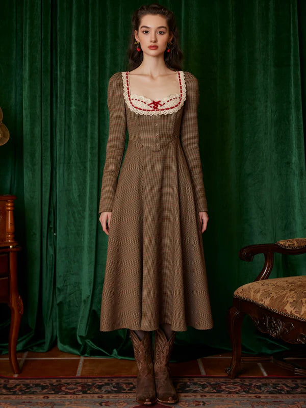 Vintage Lace Elegance Dress