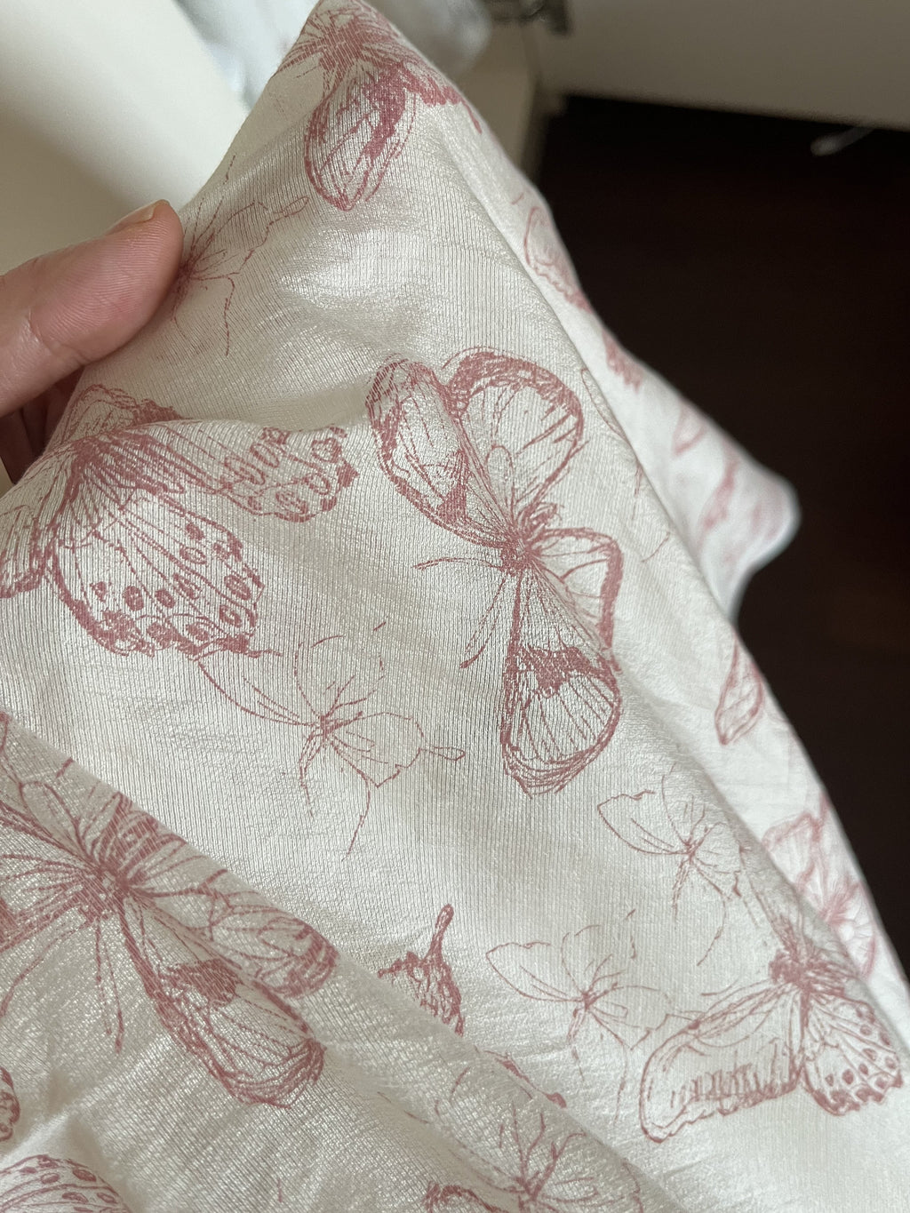 Butterfly Whispers Wrap Dress