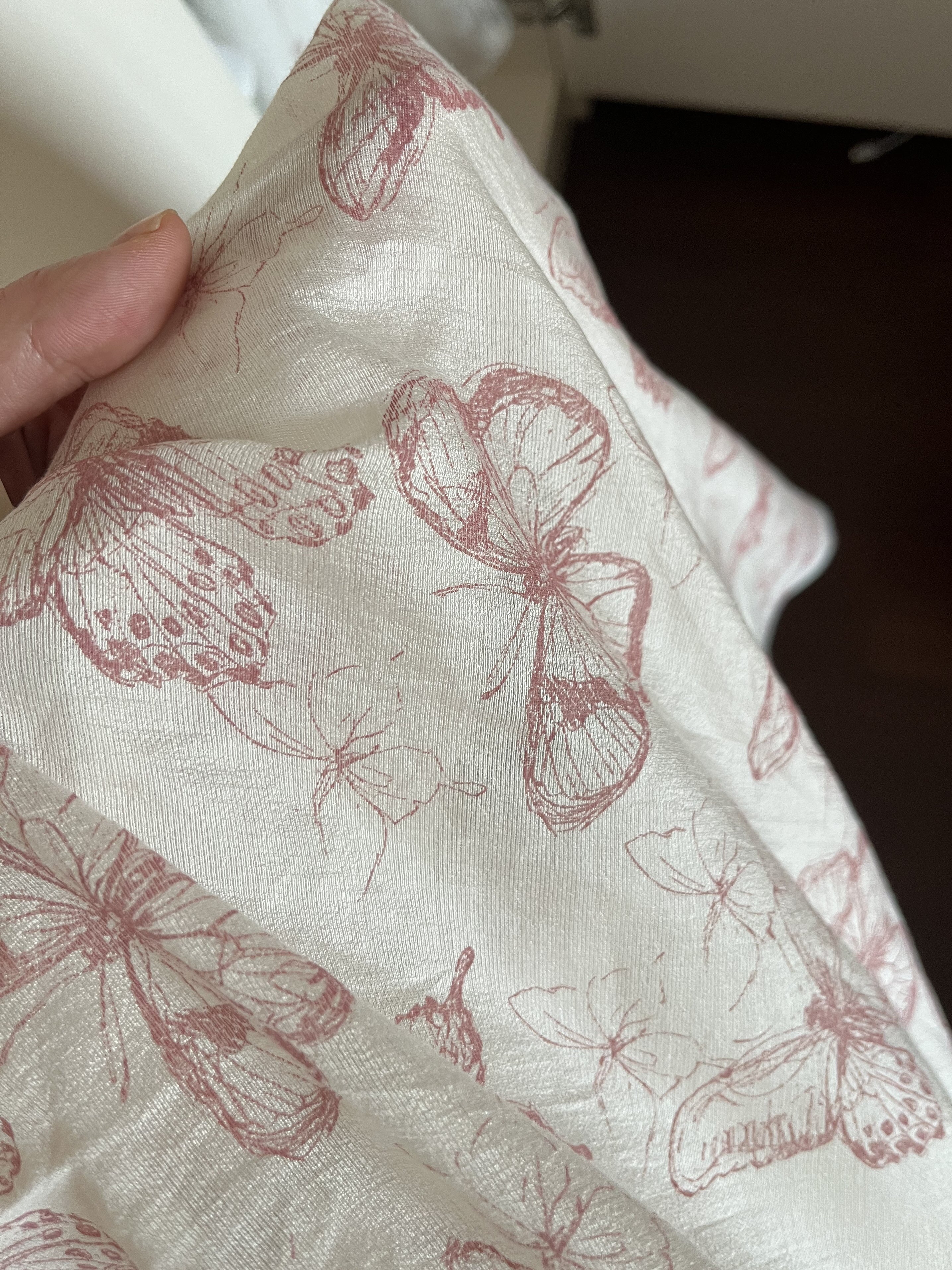 Butterfly Whispers Wrap Dress