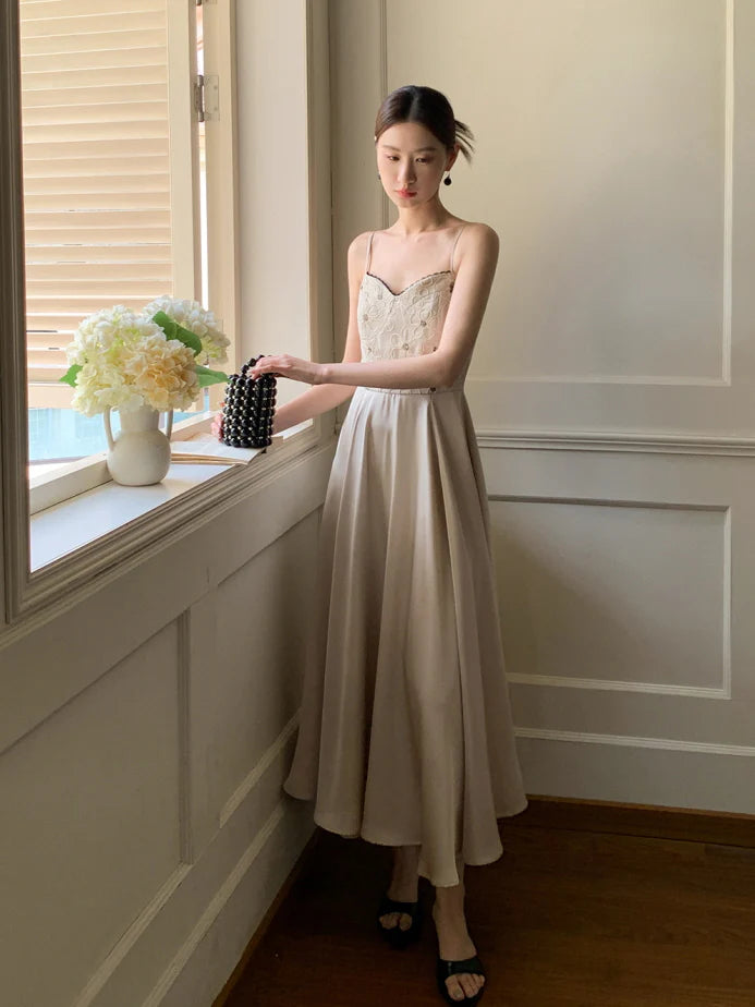 Embroidered Blossom Bodice Dress