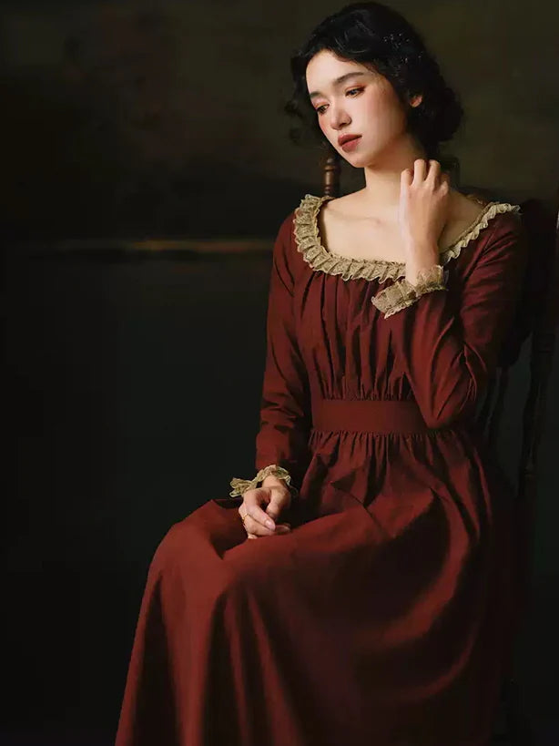 Vintage Rose Garden Nylon Dress