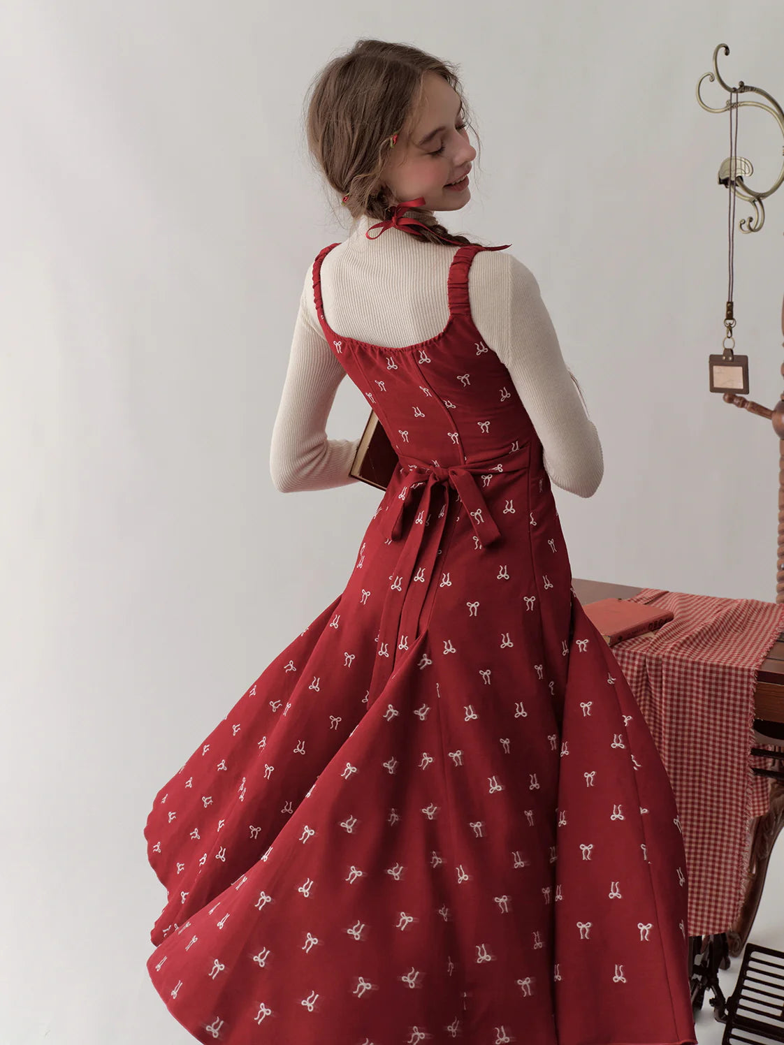 Cherry Blossom Vintage Bow Dress