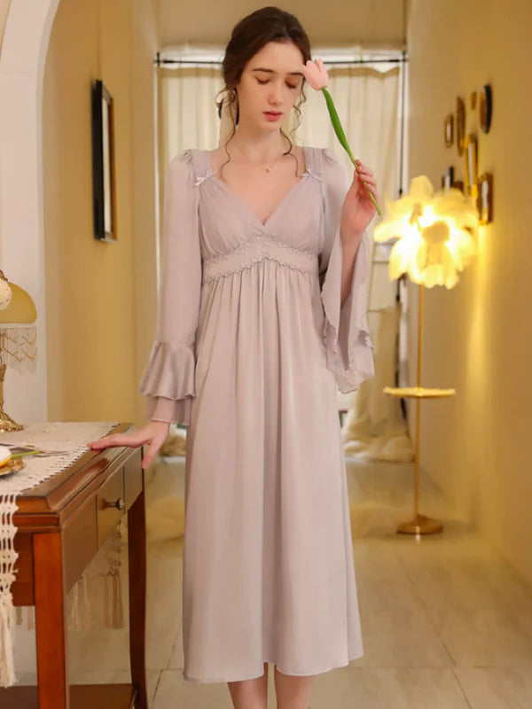 Lavender Dream Frill Nightgown