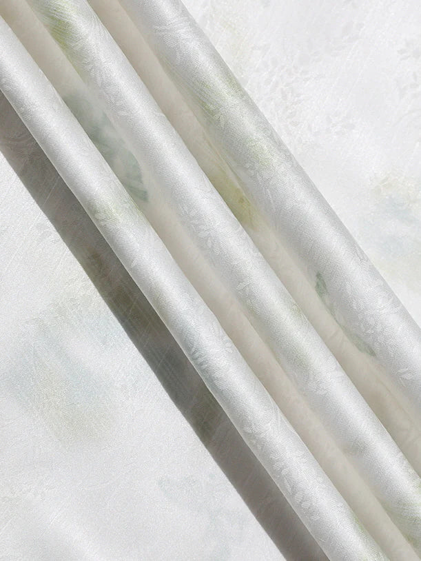 Ethereal Garden Puff-Sleeve Long Dress