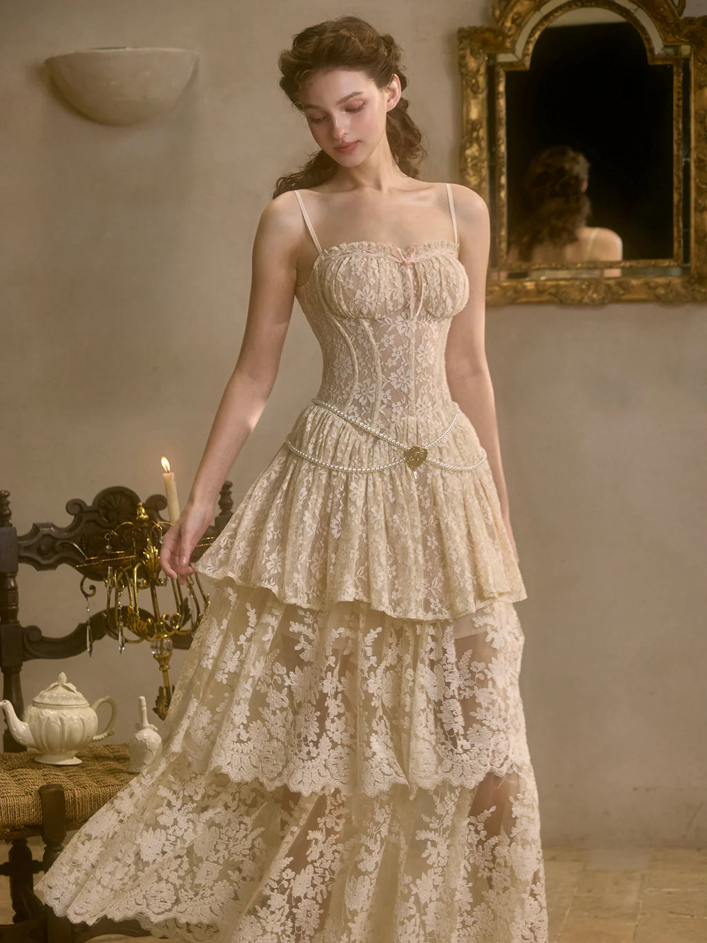 Lace Blossom Princess Dress