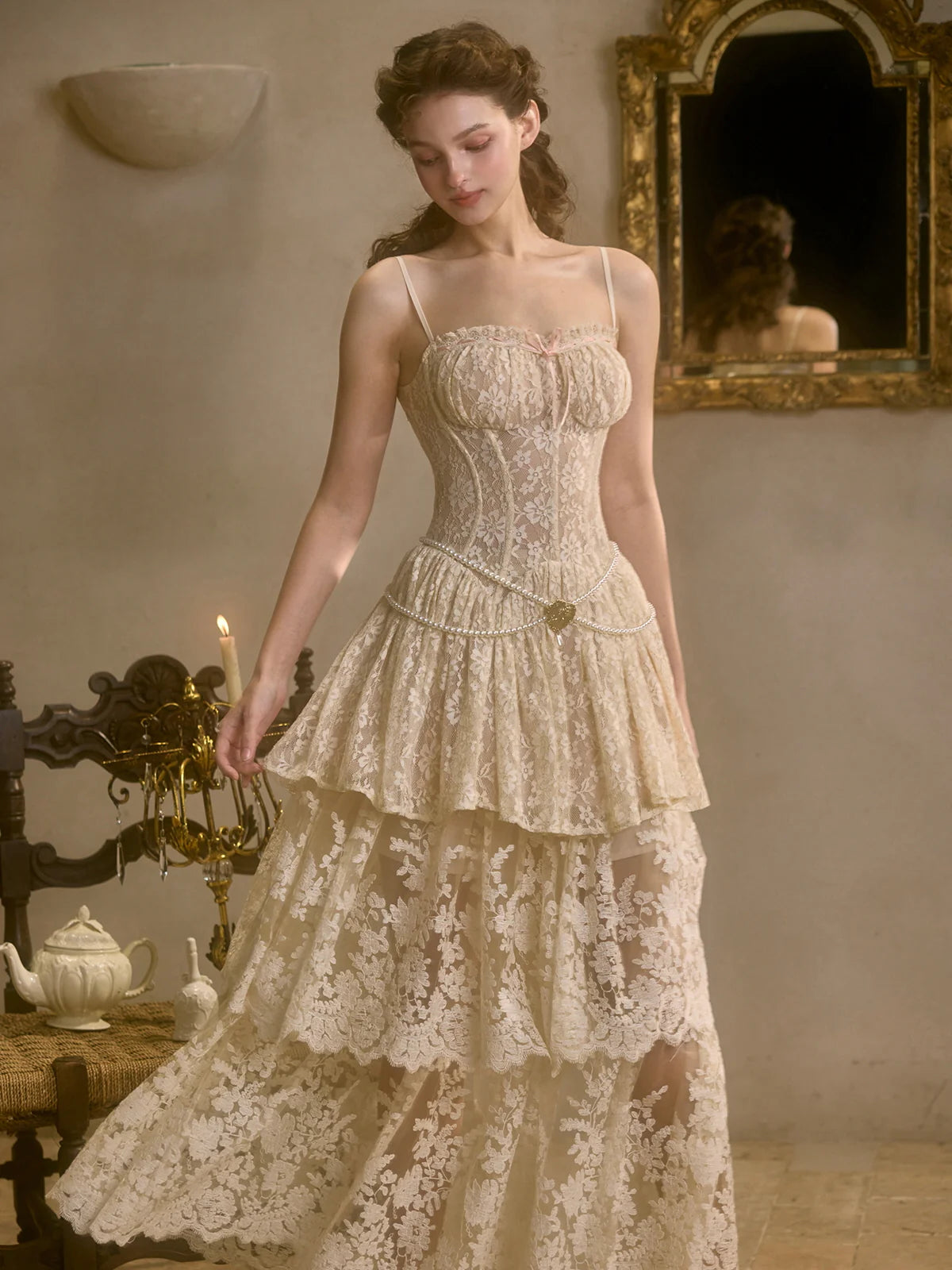Lace Blossom Princess Dress
