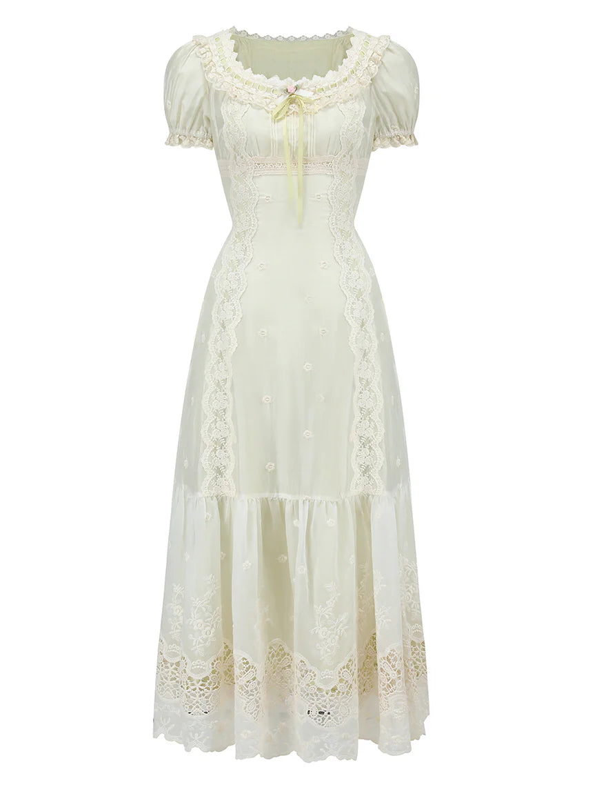 Olivia's Elegant Garden Mint Dress