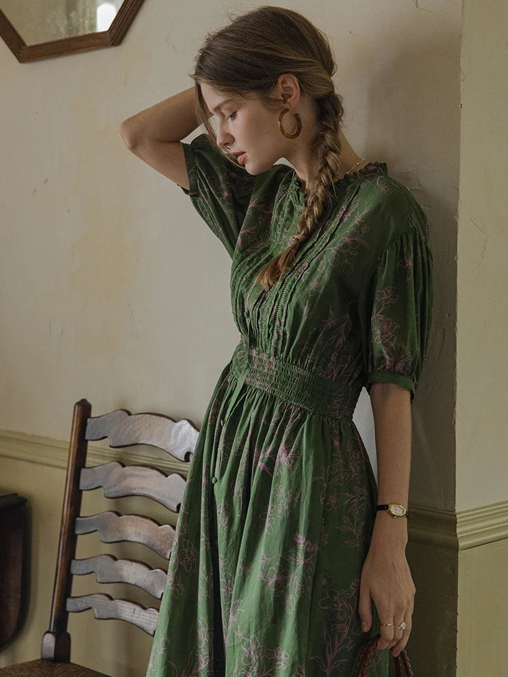 Evelyn's Forest Whispers Summer Dress