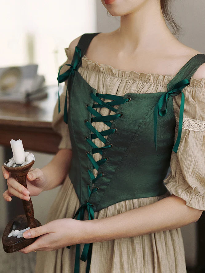 Whispering Meadow Off-Shoulder Dress