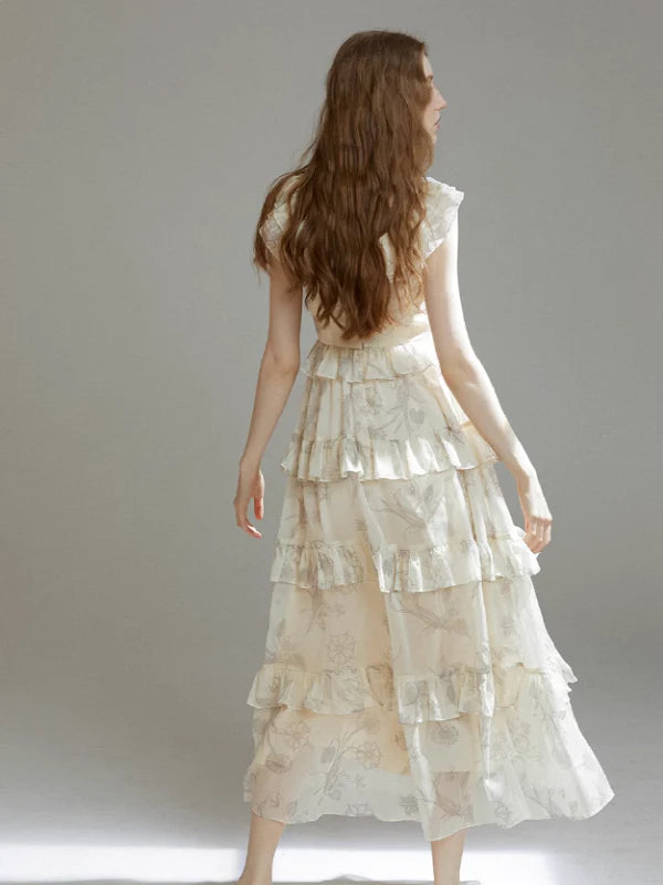 Sunlit Floral Whimsy Dress